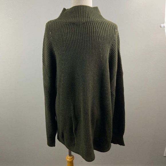NWT RDI‎ Green Beach Turtle Neck Sweater (L) - Picture 6 of 9